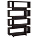 Reid 4-tier Open Back Bookcase Cappuccino image