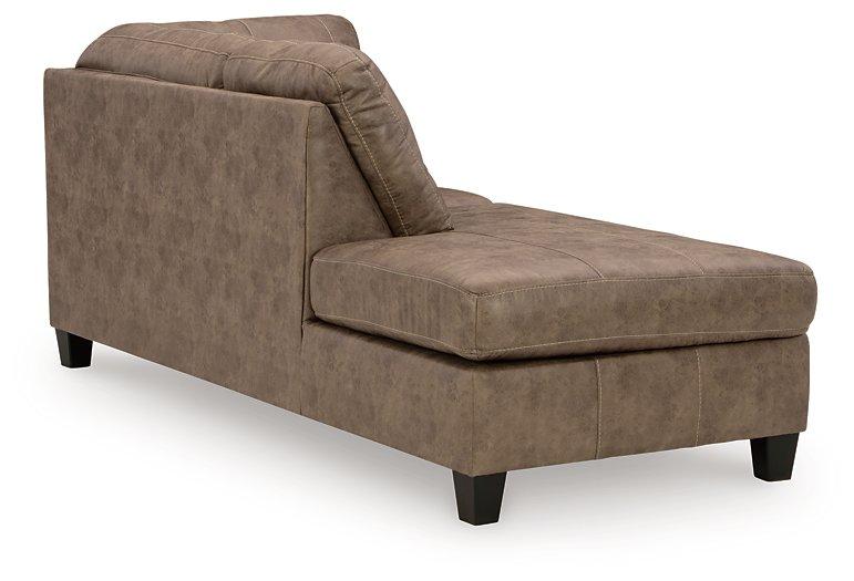 Navi 2-Piece Sectional Sofa Sleeper Chaise