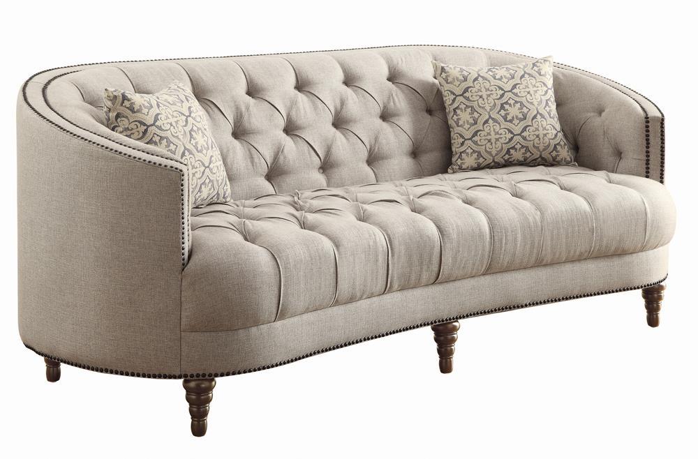 Avonlea Traditional Beige Sofa