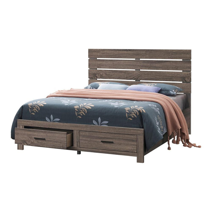 Brantford Eastern King Storage Bed Barrel Oak