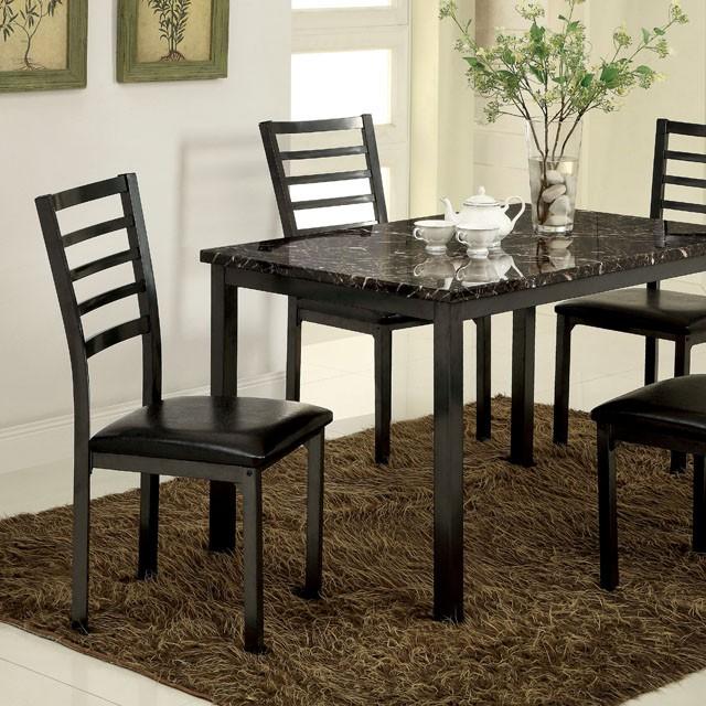 COLMAN Black 48" Dining Table