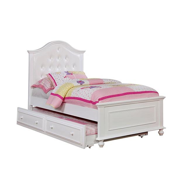 OLIVIA White Twin Bed