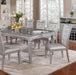 Alena Silver Dining Table image