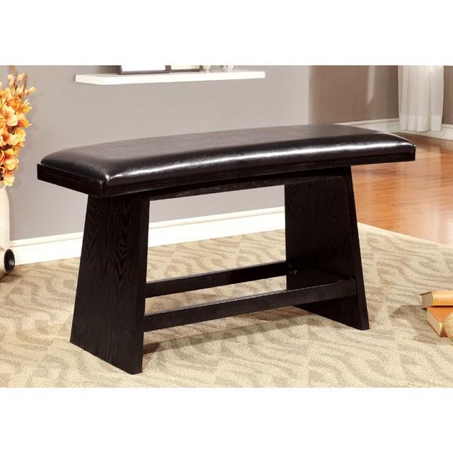 HURLEY Black Counter Ht. Bench