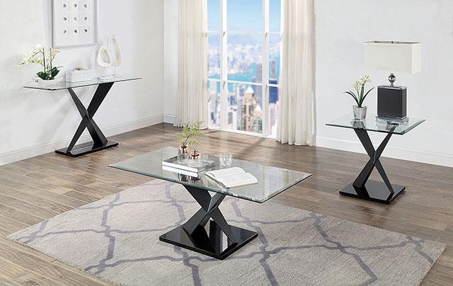 XANTHUS End Table, Black