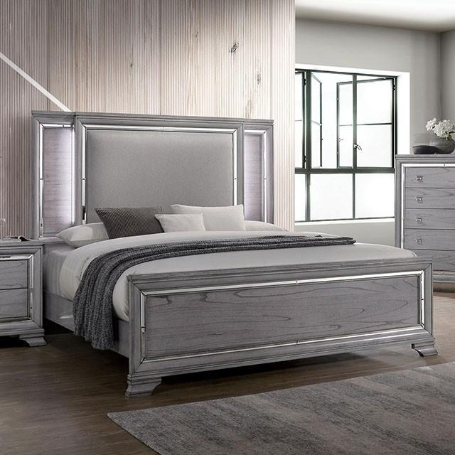 Alanis Light Gray E.King Bed image