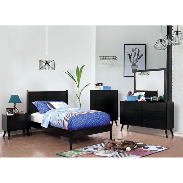 LENNART II Black Night Stand