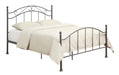 Pulaski All-in-One Brown "Scroll" Metal Queen Bed image