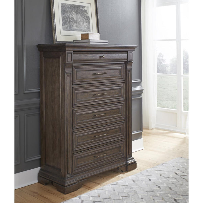 Pulaski Bedford Heights Chest in Estate Brown