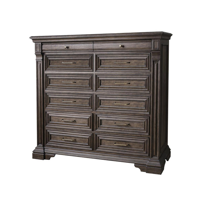 Pulaski Bedford Heights Master Chest in Estate Brown