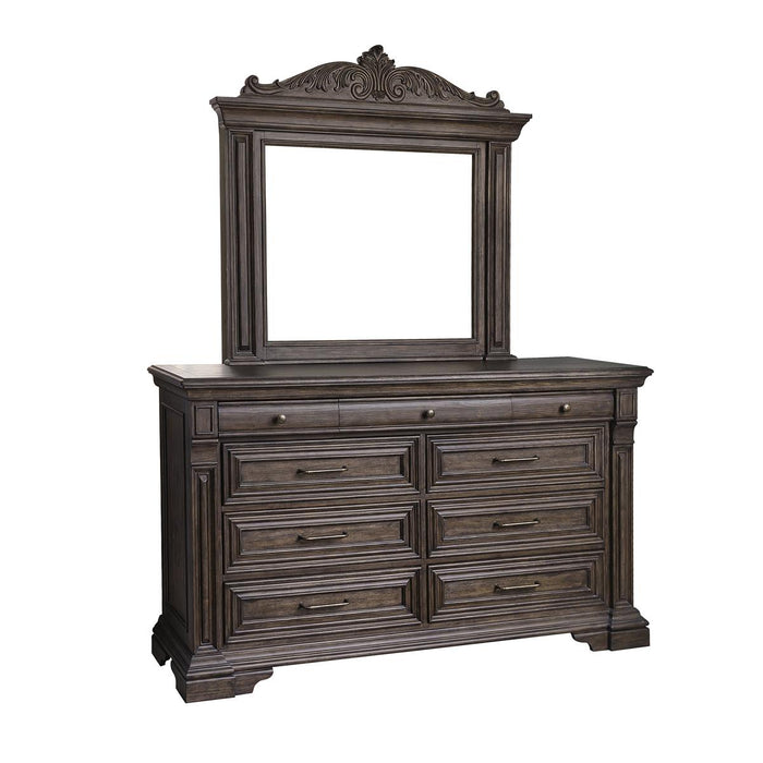 Pulaski Bedford Heights Dresser in Estate Brown