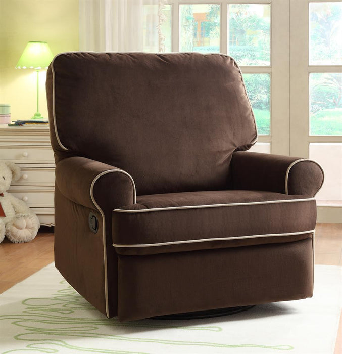 Pulaski Birch Hill Swivel/Glider Recliner - Stella Cofee Doe Piping