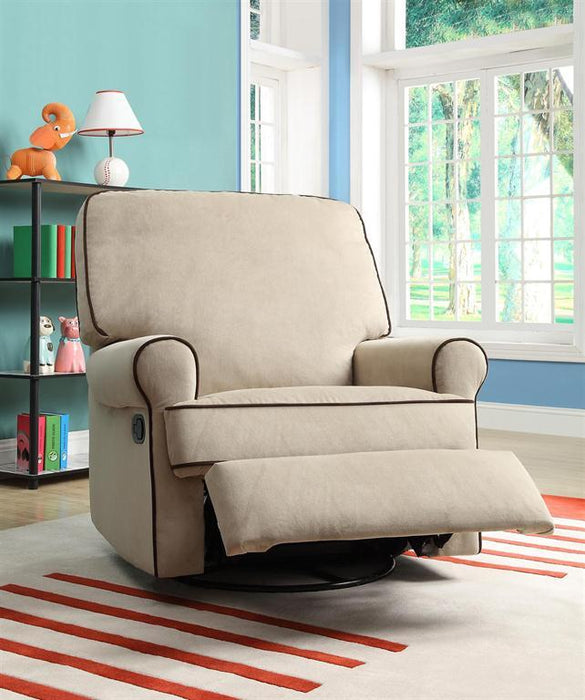 Pulaski Birch Hill Swivel/Glider Recliner - Stella Doe Coffee Piping