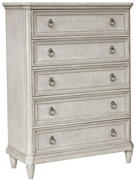 Pulaski Campbell Street 5 Drawer Chest in Vanilla Cream