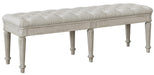 Pulaski Campbell Street Bed Bench in Vanilla image