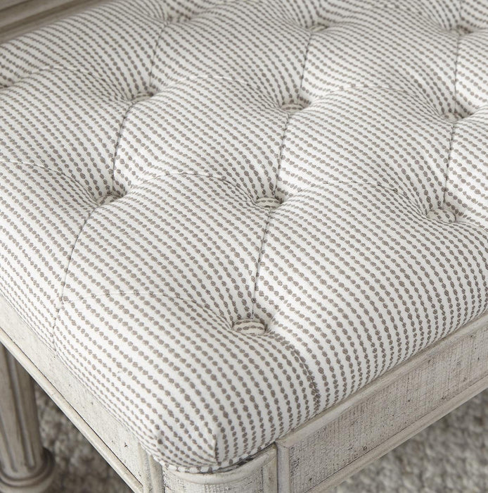 Pulaski Campbell Street Bed Bench in Vanilla