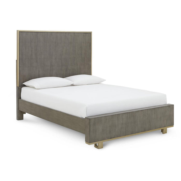 Pulaski Carmen Panel California King Bed in Shagreen image