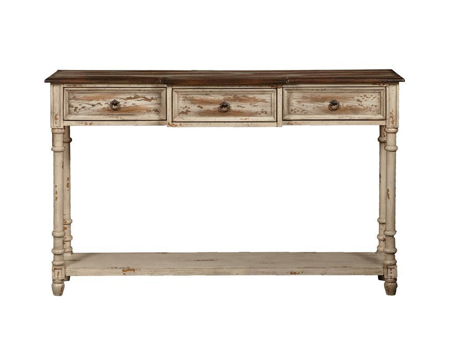 Pulaski Distressed Drawer Console Table image