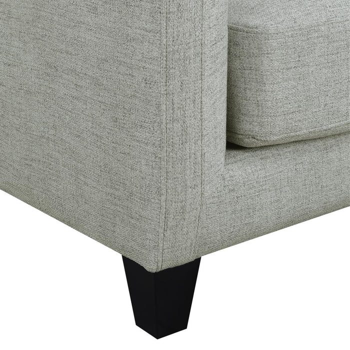 Pulaski D192 Double Cushion Loveseat in Light Gray