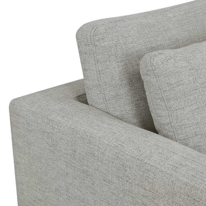 Pulaski D192 Double Cushion Loveseat in Light Gray