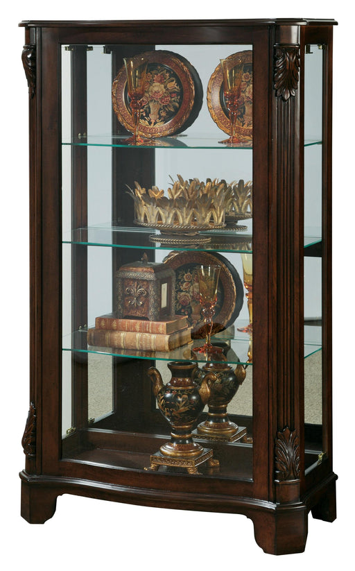 Pulaski Deep Cherry Mirrored Mantel Curio image