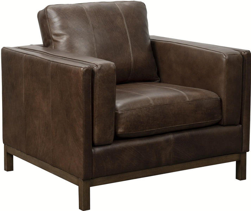 Pulaski Drake Leather Chair in Brown