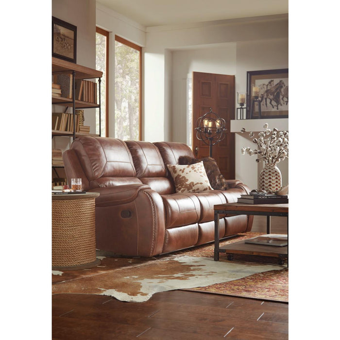 Pulaski Dual Recliner Sofa with Dropdown Charging Console