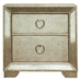 Pulaski Farrah 2 Drawer Nightstand with Cedar Lining in Metallic image