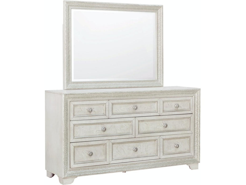 Pulaski Furniture Camila Mirror in Light Wood