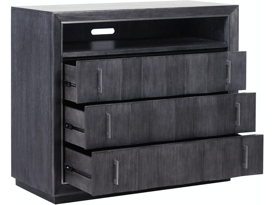 Pulaski Furniture Echo Media Chest in Galaxy Black