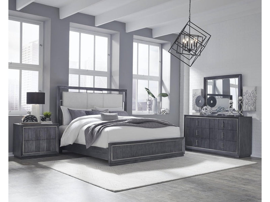 Pulaski Furniture Echo Queen Panel Bed in Galaxy Black