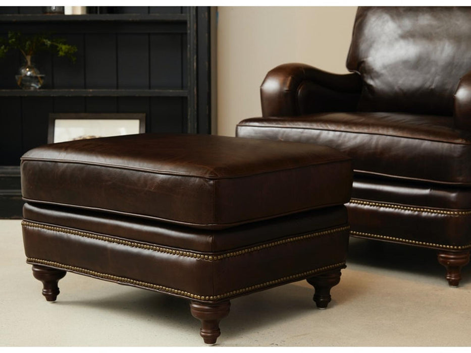 Pulaski Furniture Oliver Ottoman in Dark Wood