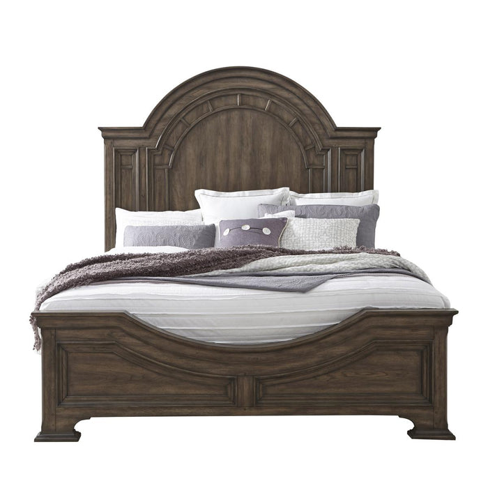 Pulaski Glendale Estates Queen Panel Bed in Brown