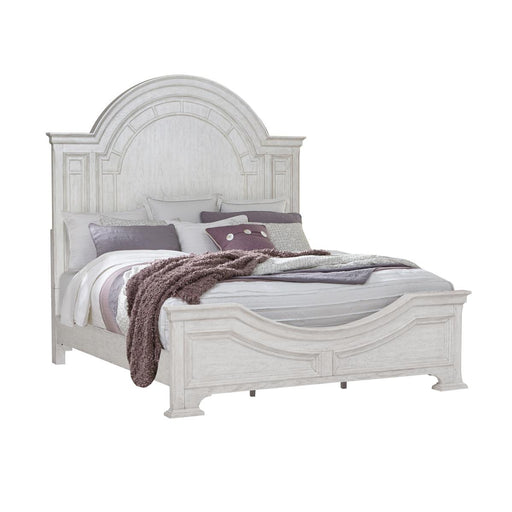 Pulaski Glendale Estates King Transom Panel Bed in White image