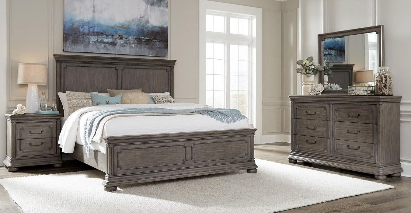 Pulaski Lasalle King Panel Bed in Natural