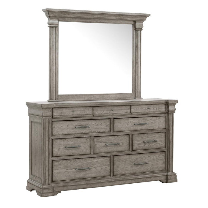 Pulaski Madison Ridge Mirror in Heritage Taupe