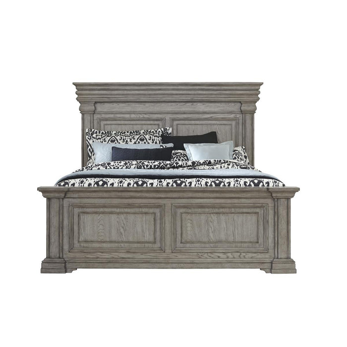 Pulaski Madison Ridge King Panel Bed in Heritage Taupe������P091-BR-K3