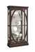 Pulaski Oval-Framed Sliding 5 Shelf Curio Cabinet in Sable Brown image