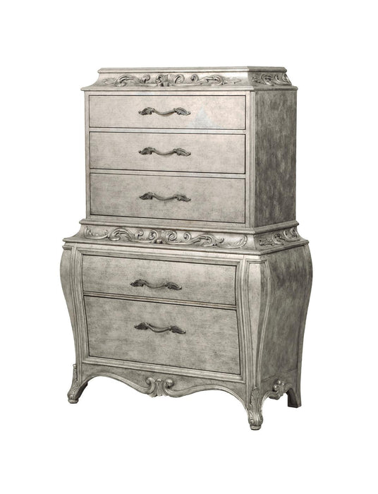 Pulaski Rhianna Drawer Chest in Silver Patina