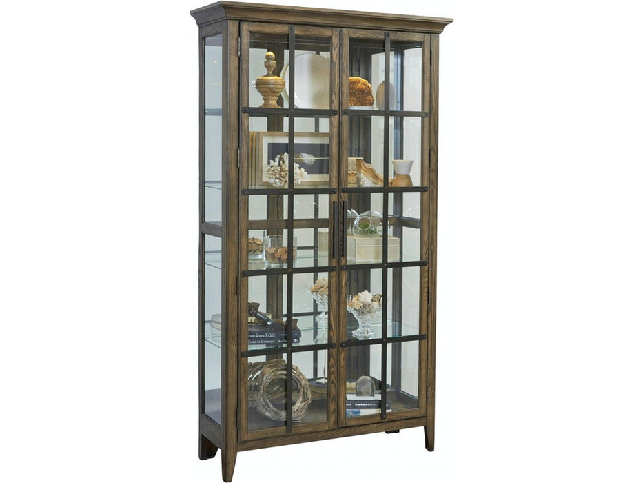 Pulaski Two Door Curio in Medium Brown image