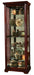 Pulaski Victorian Cherry Two Way Sliding Door Curio image