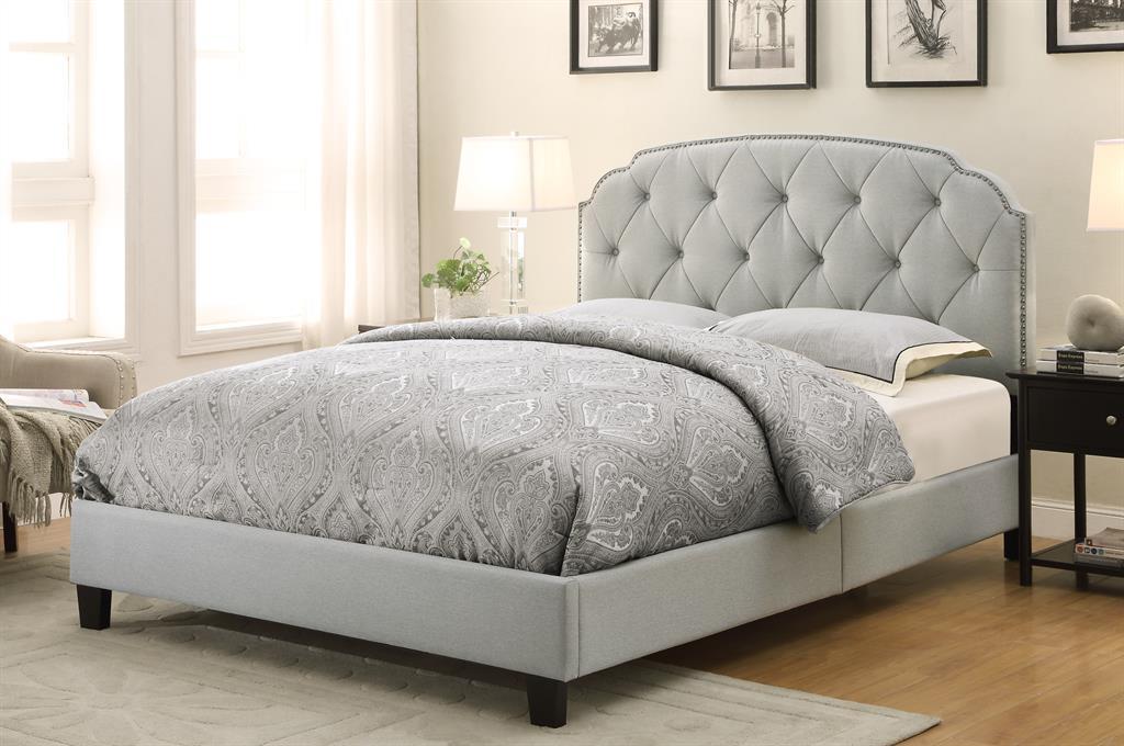 Pulaski Upholstered All-In-One Queen Bed - Trespass Marmor