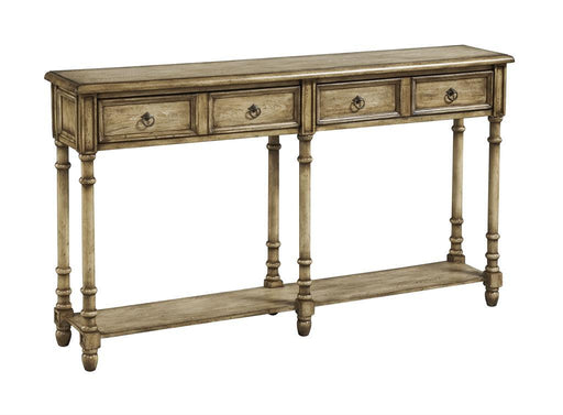 Pulaski Two Tone Rub-Through Console Table image