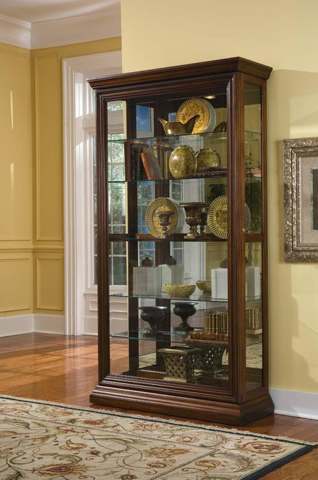 Pulaski Edwardian Two Way Sliding Door Curio