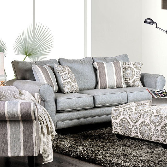 Misty Blue Gray Sofa image